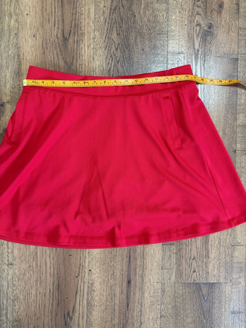 TALBOTS Red Athletic Skort Women’s L stretch Pockets Golf Tennis. - Picture 2 of 11